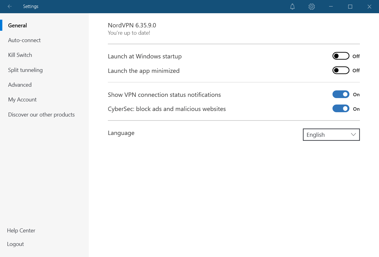 NordVPN Setting NordVPN Setting