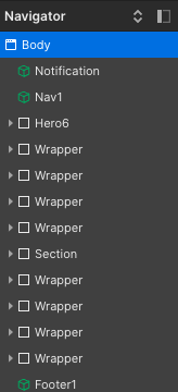 Webflow Navigator Webflow Navigator