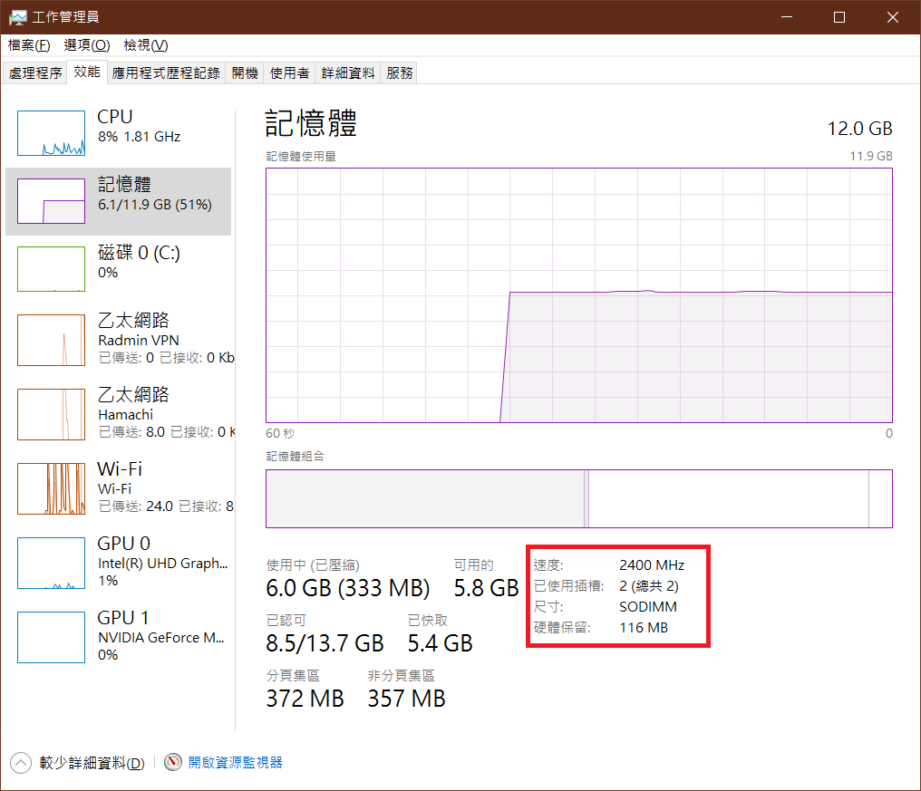 如何查看筆電記憶體 如何查看筆電記憶體