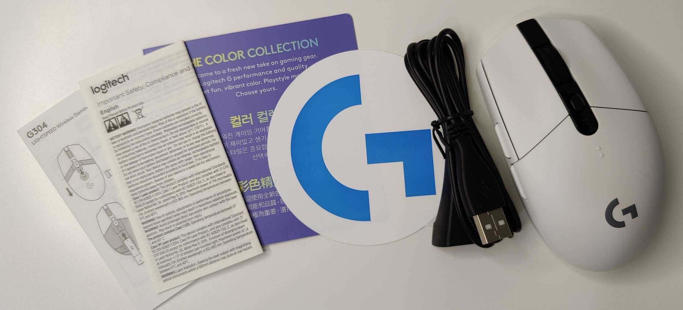 羅技G304 內容物 羅技G304 內容物