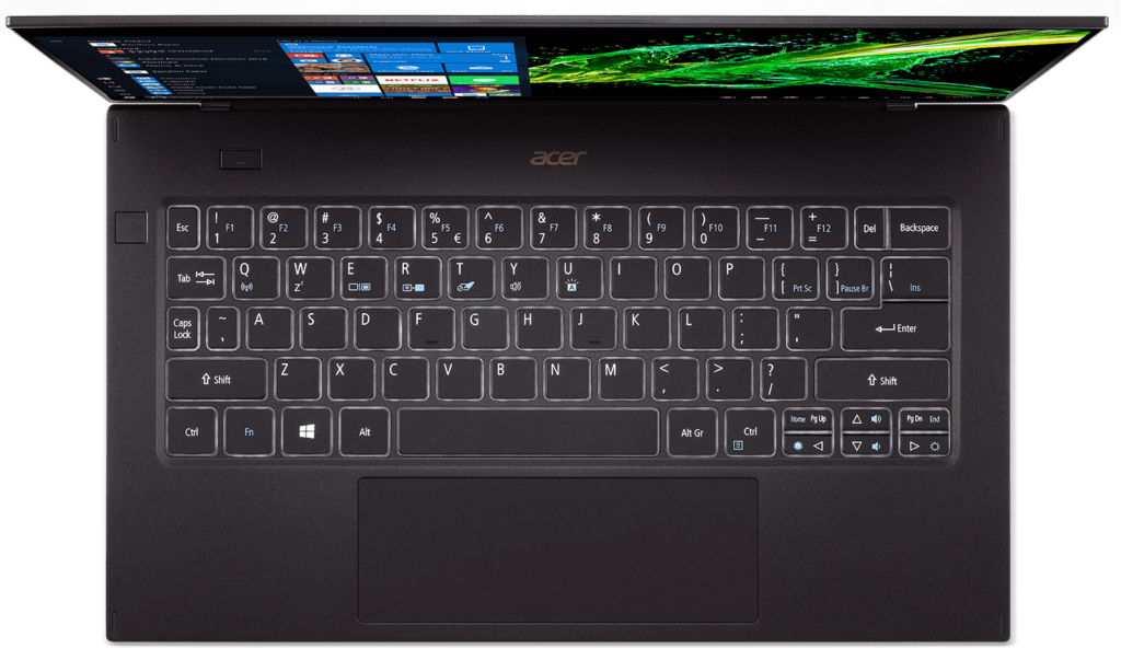 Acer Swift 7 鍵盤