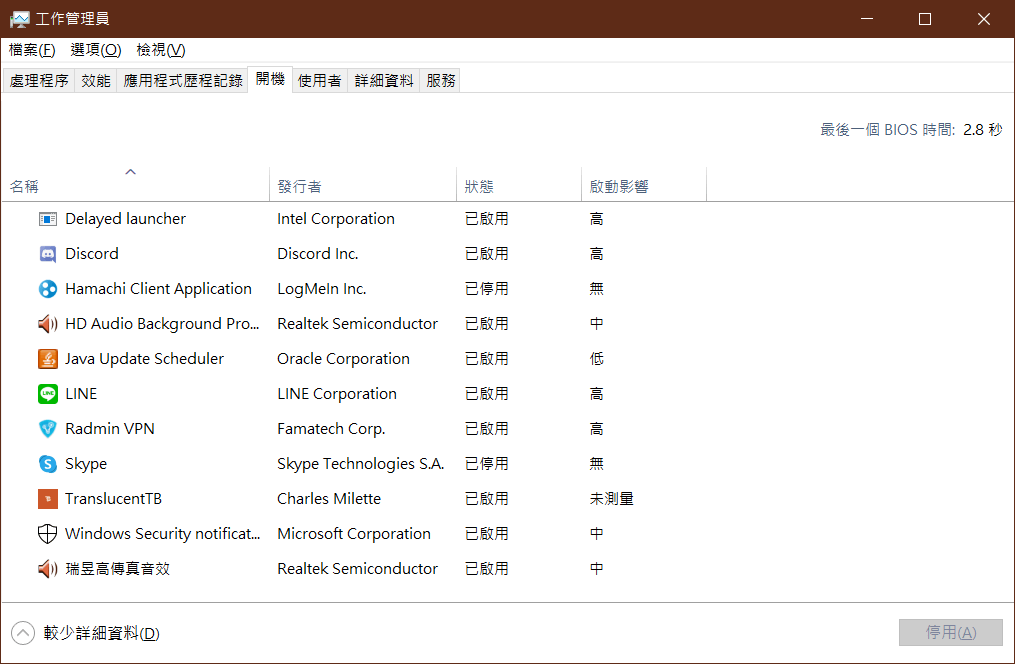 工作管理員 開機 工作管理員 開機