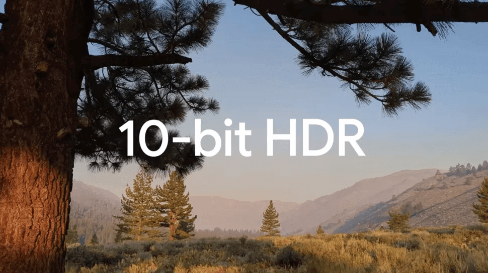 Google Pixel 10-bit HDR
