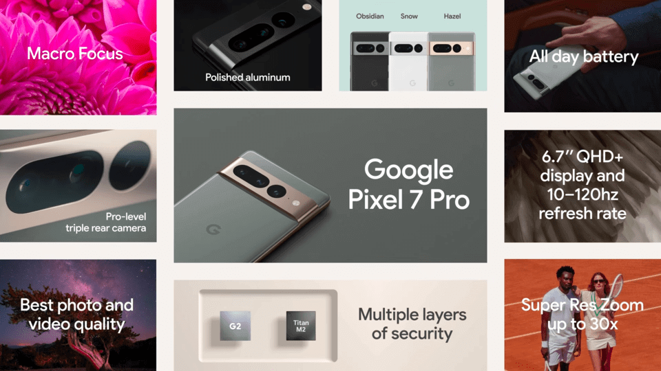 Google Pixel 7 Pro 總覽 Google Pixel 7 Pro 總覽