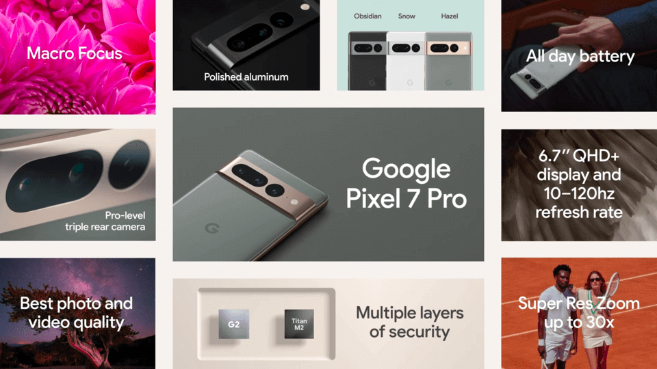 Google Pixel 7 Pro 總覽