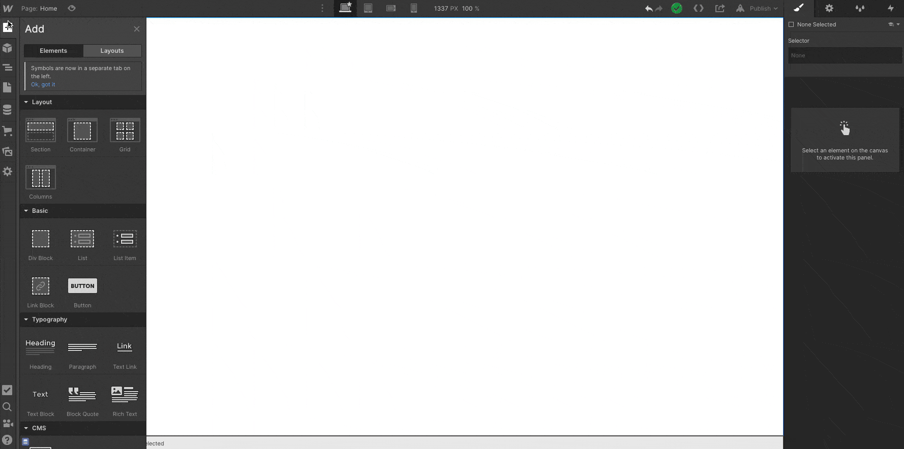 Webflow 可視化視覺設計 Webflow 可視化視覺設計