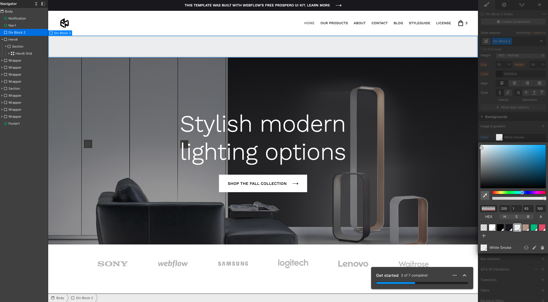 Webflow 新增 Div Block Webflow 新增 Div Block