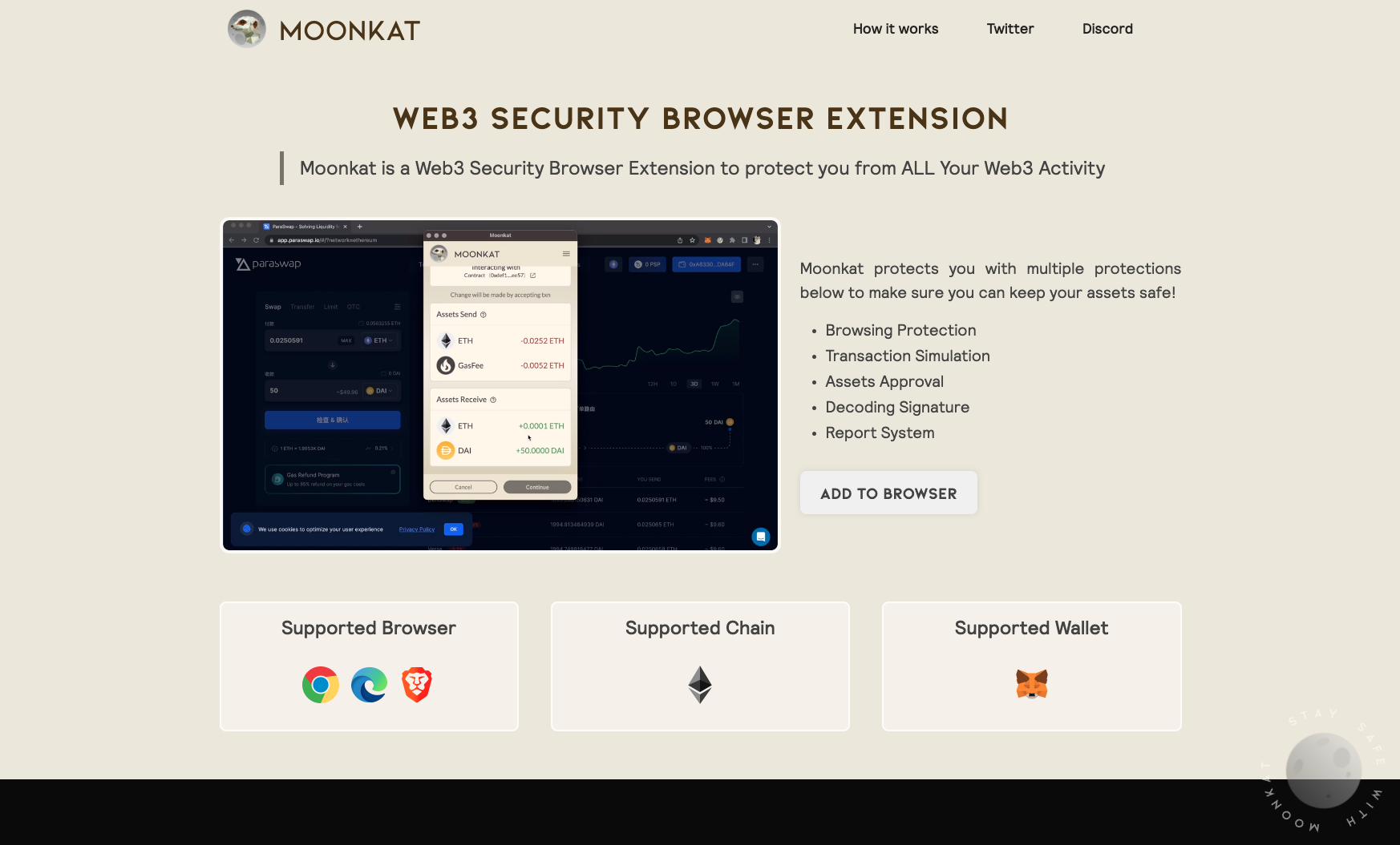 Moonkat Website Design
