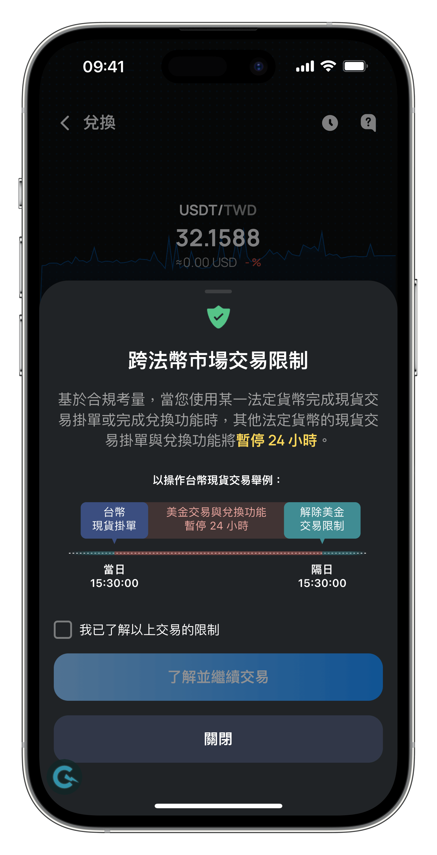 XREX 跨法幣市場交易限制 XREX 跨法幣市場交易限制